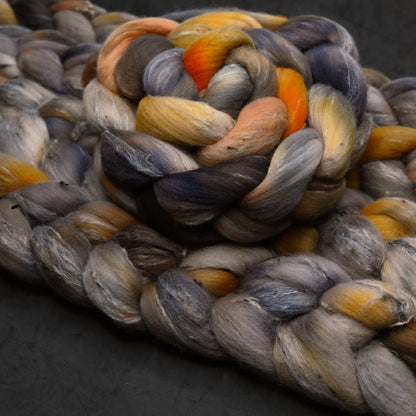 Playground on Hand Dyed Shaniko Wool Tweed Combed Top - 4 oz