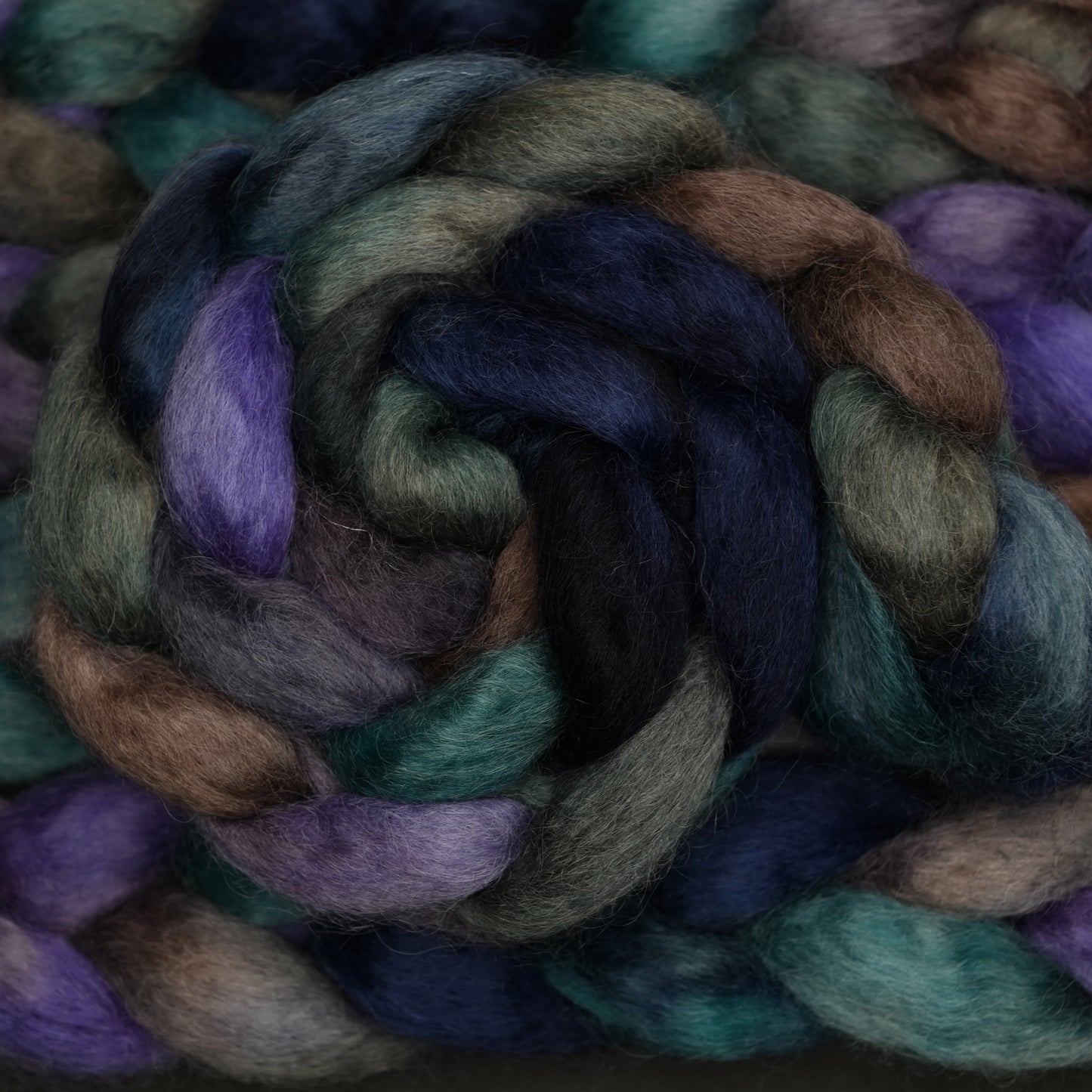 Restructuring on Hand Dyed Wensleydale Wool Combed Top - 4 oz