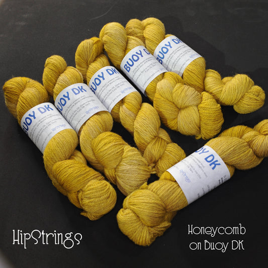 Honeycomb on Buoy DK yarn - BFL/Shetland/Manx Loaghtan wool - 250 yd