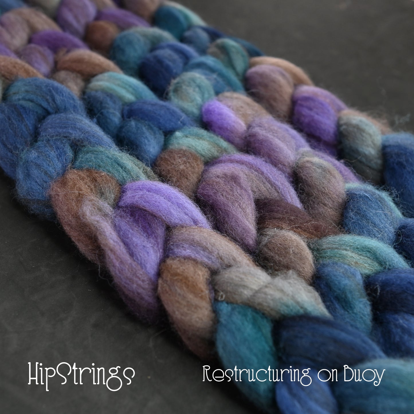 Restructuring on Hand Dyed Buoy (BFL/Shetland/Manx) Signature Blend - 4 oz