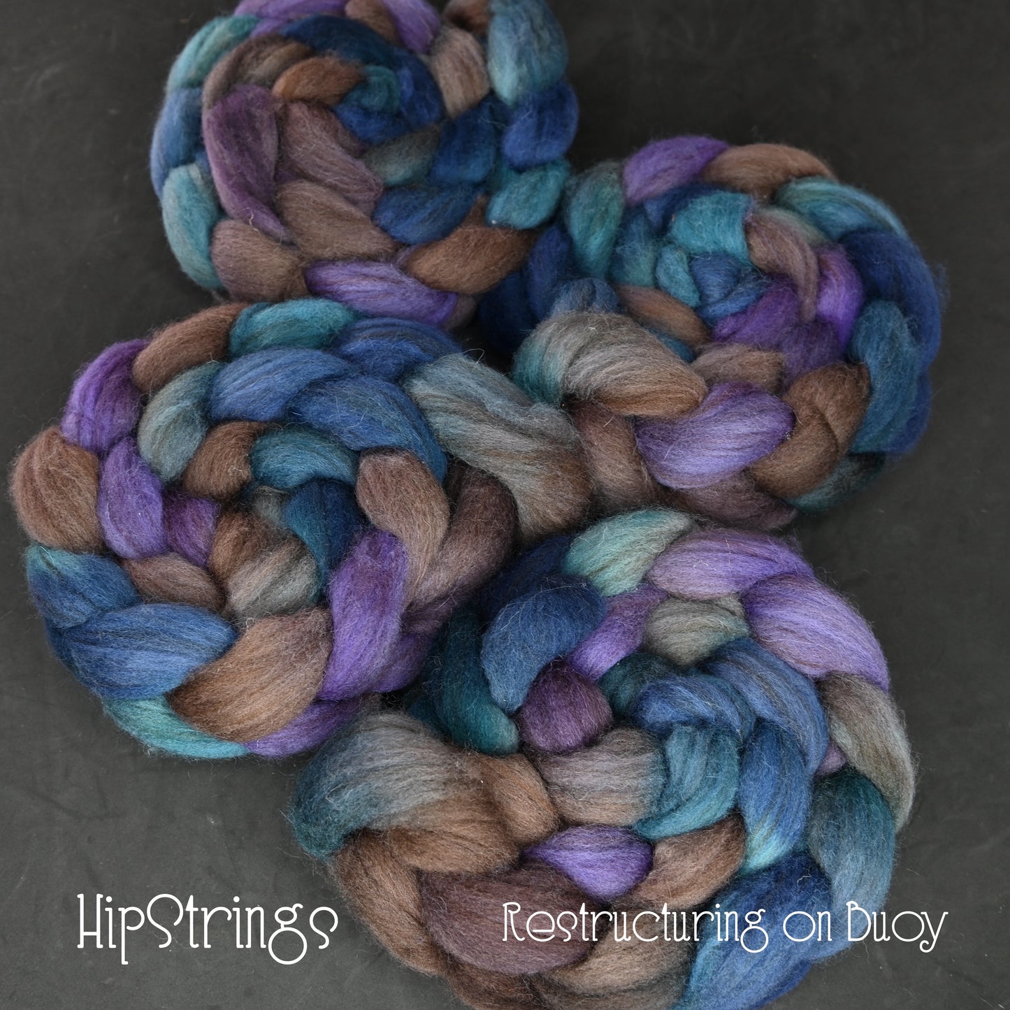 Restructuring on Hand Dyed Buoy (BFL/Shetland/Manx) Signature Blend - 4 oz