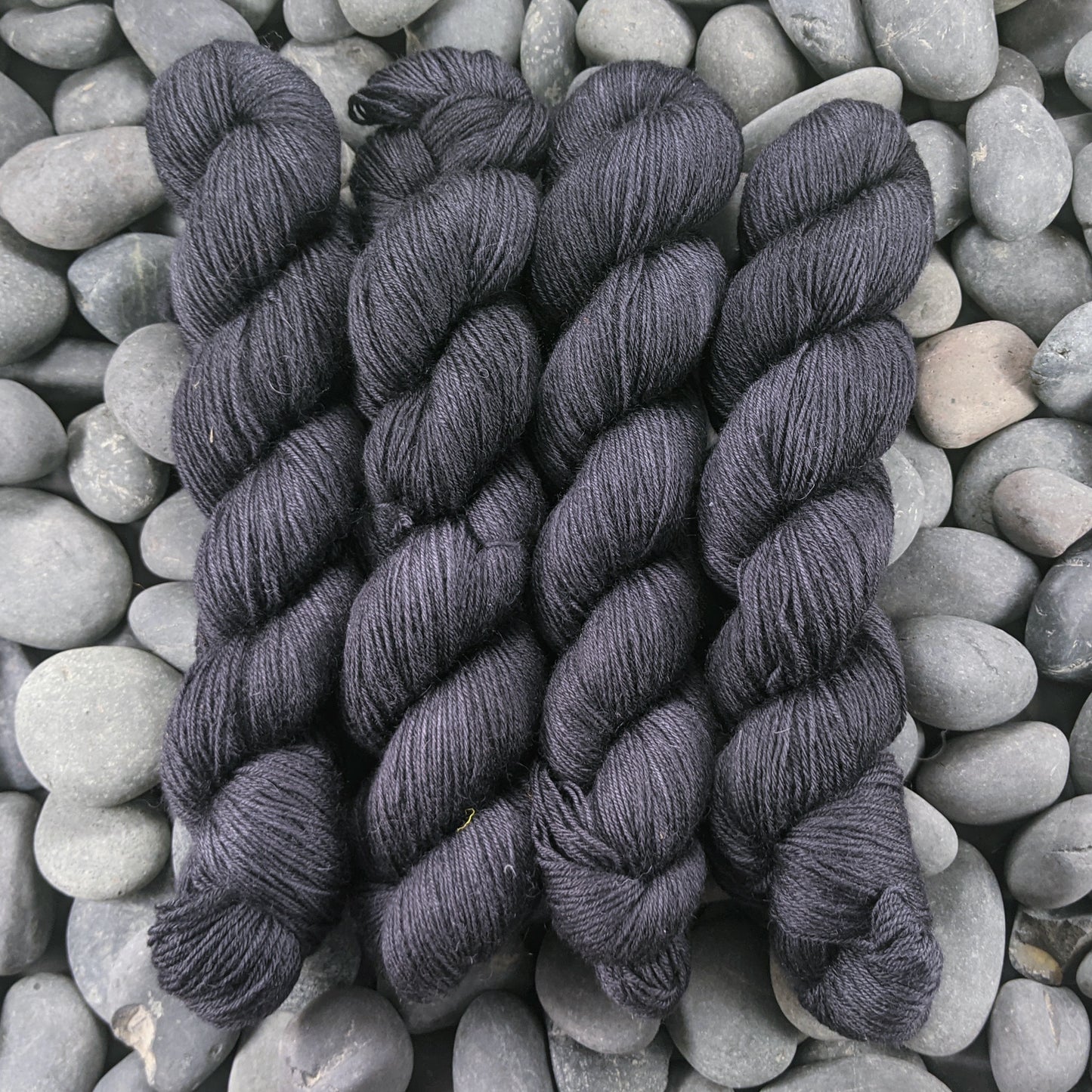 Raven on Hand Dyed SW BFL Wool Sock Yarn - 437 yd/100g