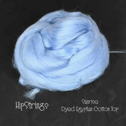 Dyed Egyptian Cotton Combed Top - 1 oz