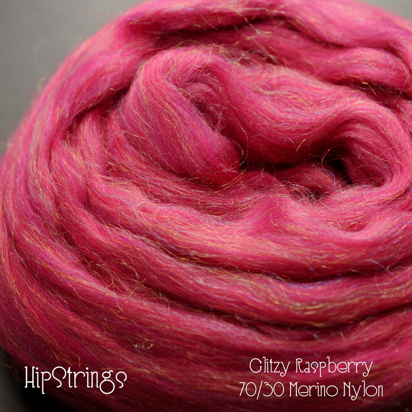 Glitzy Merino Wool and Nylon Combed top - 6 shades