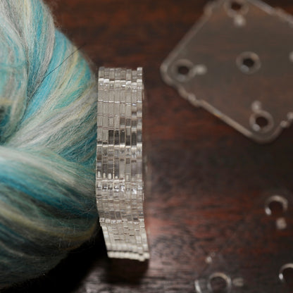 Acrylic Weaving Cards - Set of 12, 1.75 inches
