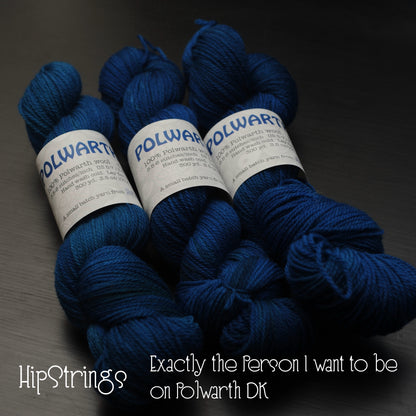 Exactly the Person that I want to be on Polwarth wool DK yarn - 300yd/100g