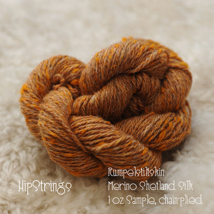 Rumpelstiltskin Merino Shetland Silk Signature Blend Combed Top - 4 oz