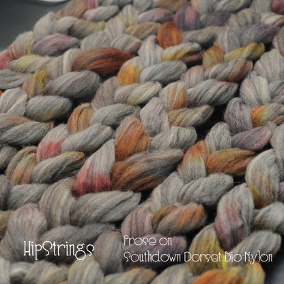 Prose - Hand Dyed Southdown/Dorset Horn/Bio-Nylon Combed Top - 4 oz