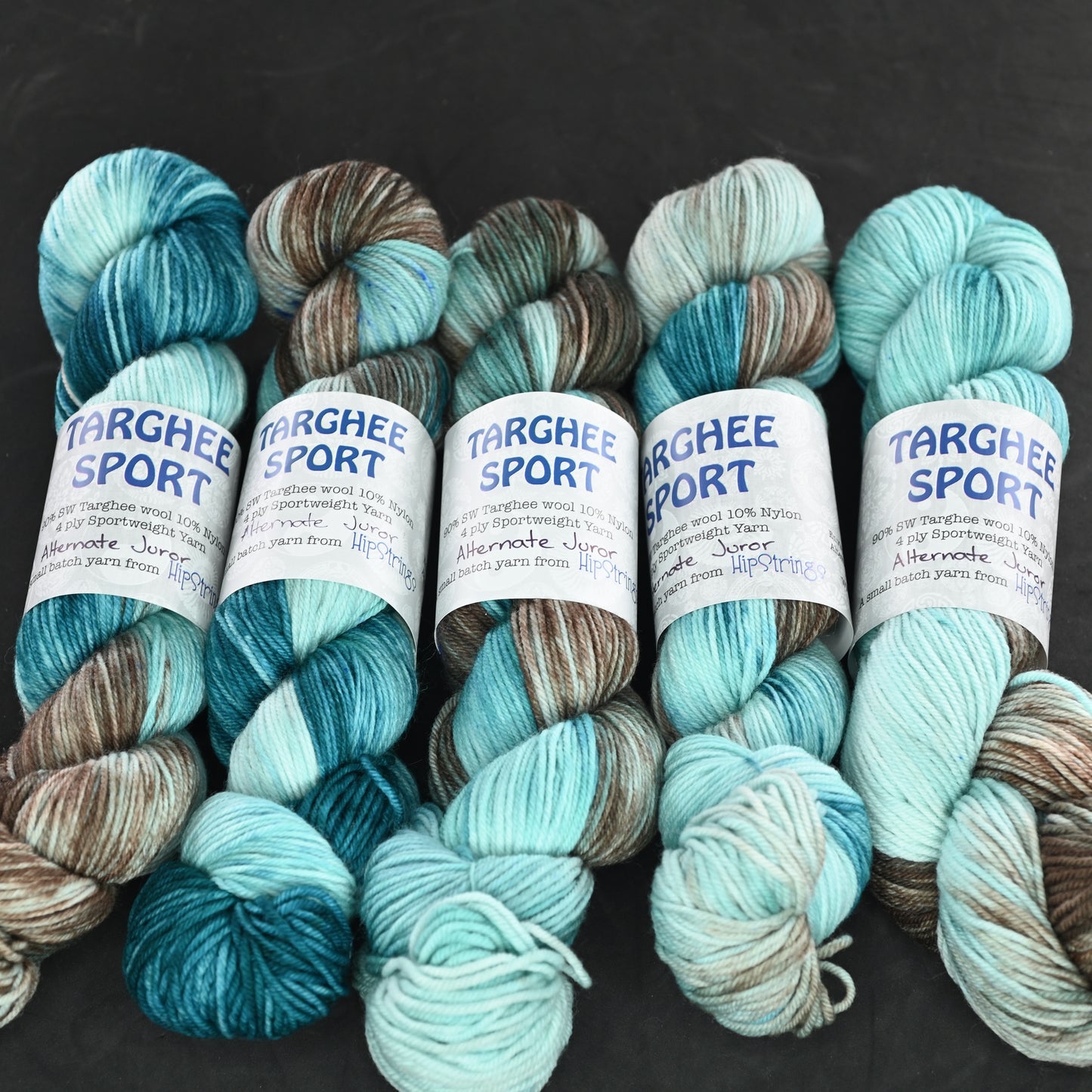 Alternate Juror on Hand Dyed Targhee Wool Sport Yarn - 300 yd/100 g