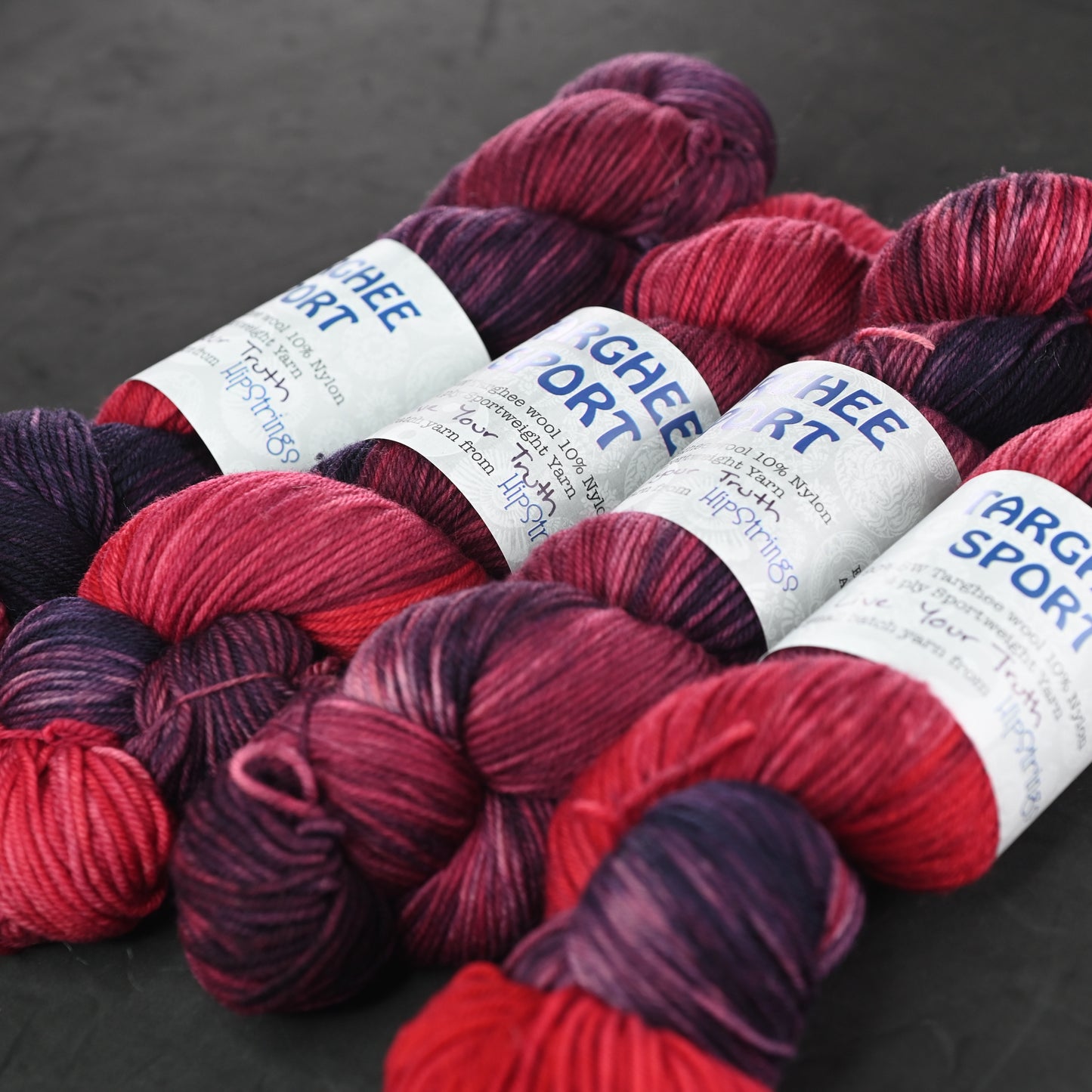 Live your Truth on Hand Dyed Targhee Wool Sport Yarn - 300 yd/100 g