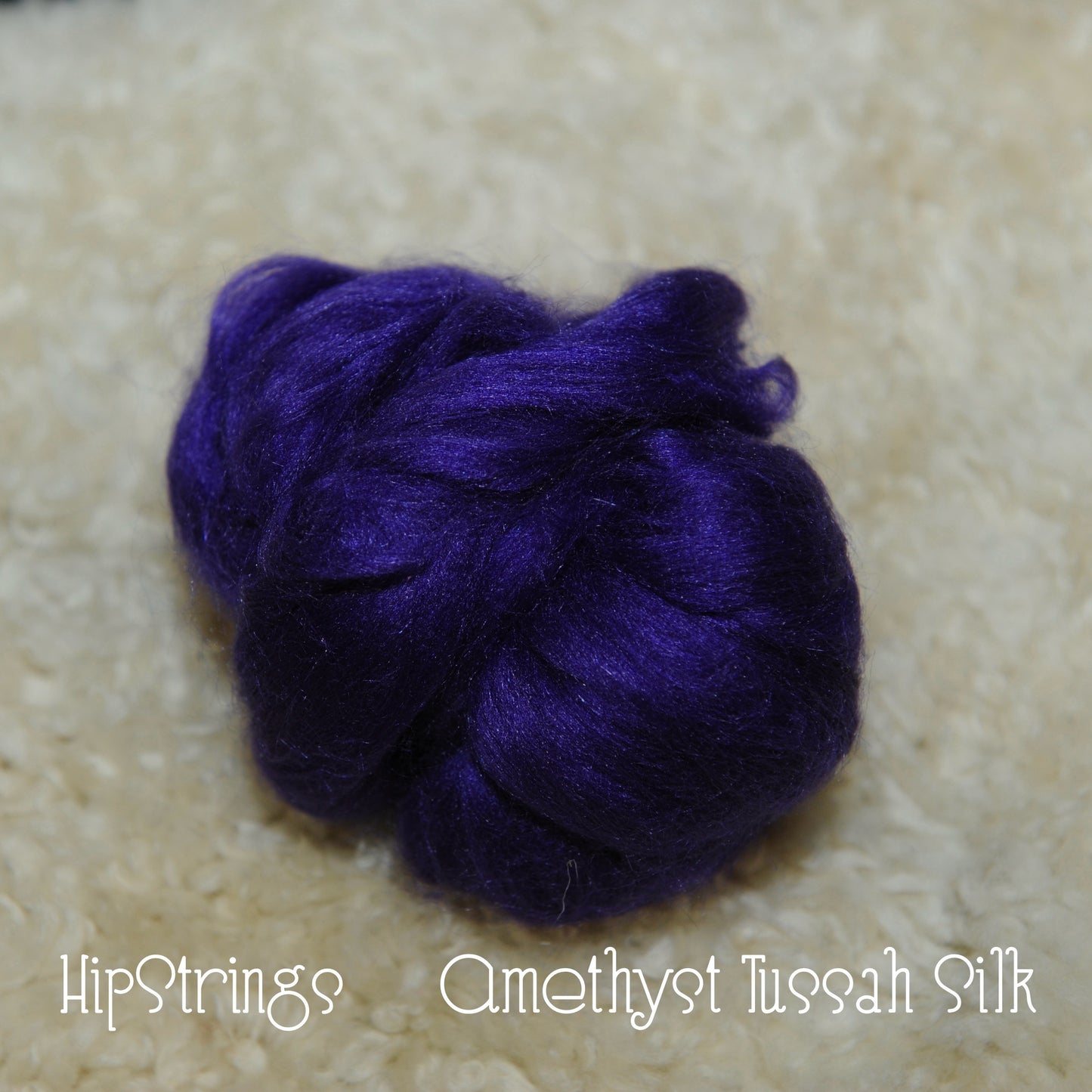 Tussah Silk Combed Top by the oz - Dyed and UnDyed