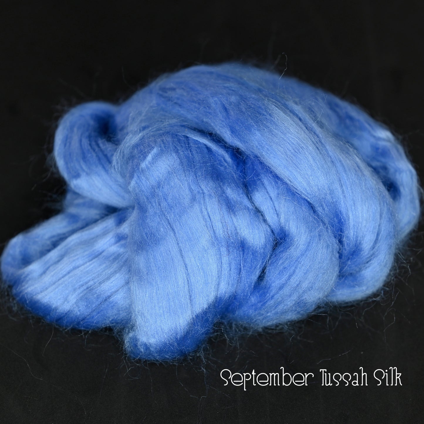 Tussah Silk Combed Top by the oz - Dyed and UnDyed